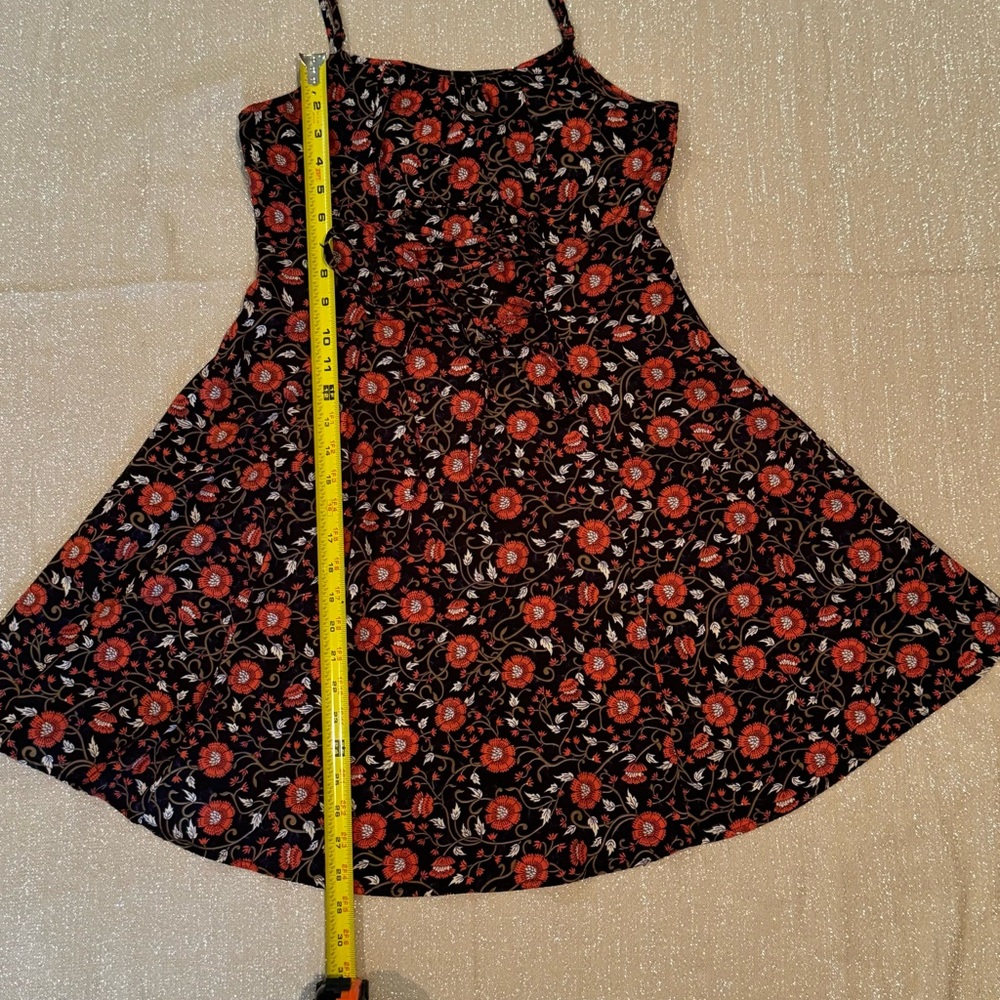 Band of Gypsies black floral dress with pockets - Picture 7 of 7